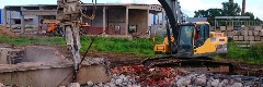 Демонтаж фундамента в таре